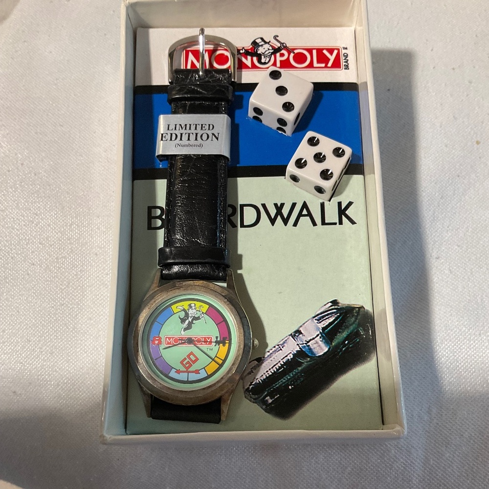 1994 limited edition Parker Brothers Monopoly watch